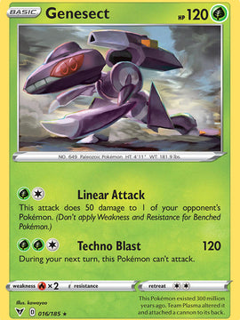 Genesect (016/185) [Sword & Shield: Vivid Voltage]