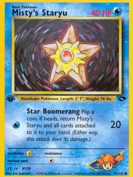 Misty's Staryu (92/132) [Gym Challenge 1st Edition]