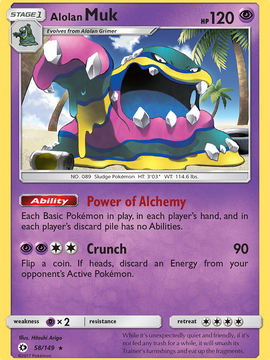 Alolan Muk (58/149) [Sun & Moon: Base Set]