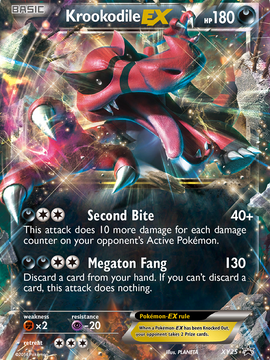 Krookodile EX (XY25) [XY: Black Star Promos]