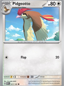 Pidgeotto (017/165) [Scarlet & Violet: 151]