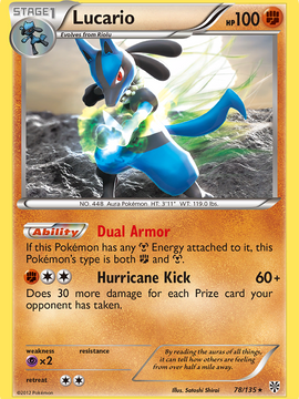 Lucario (78/135) [Black & White: Plasma Storm]