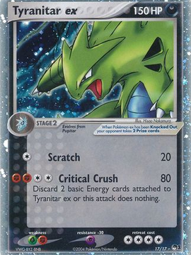 Tyranitar ex (17/17) (Holo) [POP Series 1]