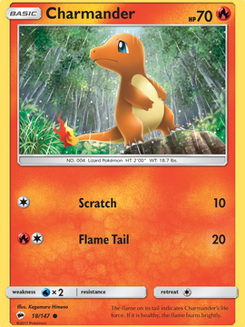 Charmander (18/147) [Sun & Moon: Burning Shadows]