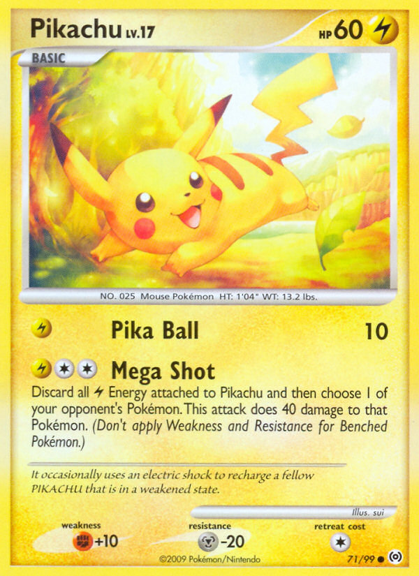 Pikachu - 94/123 (Diamond & Pearl) - Burger King Promos - Pokemon