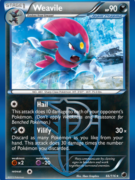 Weavile (66/116) [Black & White: Plasma Freeze]