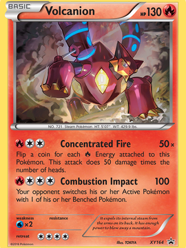 Volcanion (XY164) [XY: Black Star Promos]