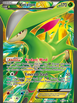 Virizion EX (96/101) [Black & White: Plasma Blast]