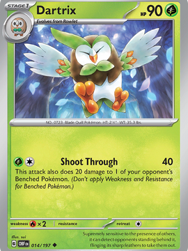 Dartrix (014/197) [Scarlet & Violet: Obsidian Flames]