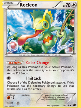 Kecleon (94/116) [Black & White: Plasma Freeze]