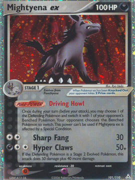 Mightyena ex (101/110) [EX: Holon Phantoms]