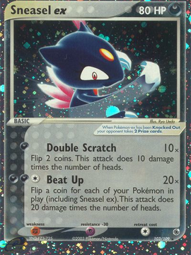 Sneasel ex (103/109) [EX: Ruby & Sapphire]