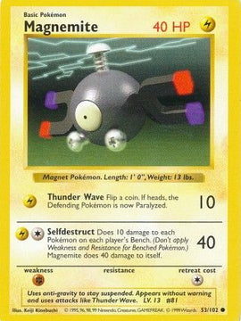 Magnemite (53/102) [Base Set Shadowless Unlimited]