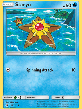 Staryu (15/111) [Sun & Moon: Crimson Invasion]