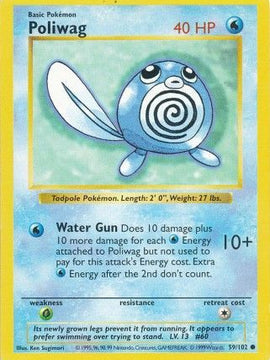 Poliwag (59/102) [Base Set Shadowless Unlimited]