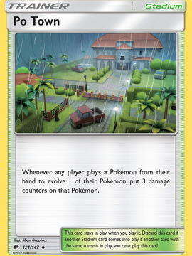 Po Town (121/147) [Sun & Moon: Burning Shadows]