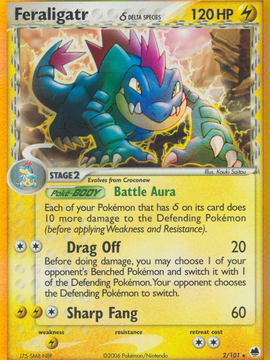 Feraligatr (2/101) (Delta Species) [EX: Dragon Frontiers]