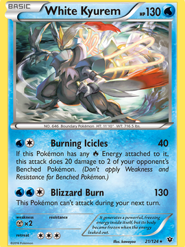 White Kyurem (21/124) [XY: Fates Collide]