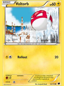 Voltorb (32/116) [Black & White: Plasma Freeze]