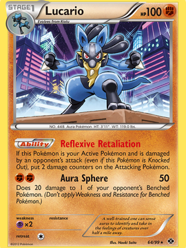 Lucario (64/99) [Black & White: Next Destinies]