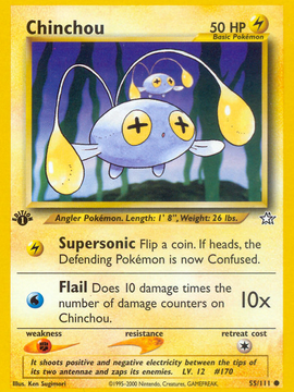 Chinchou (55/111) [Neo Genesis 1st Edition]