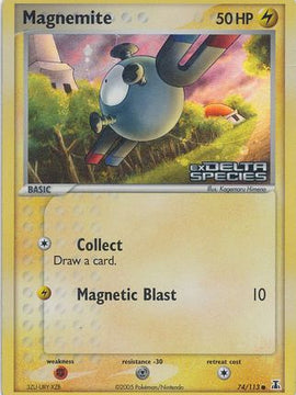 Magnemite (74/113) (Stamped) [EX: Delta Species]