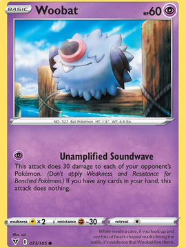 Woobat (073/185) [Sword & Shield: Vivid Voltage]