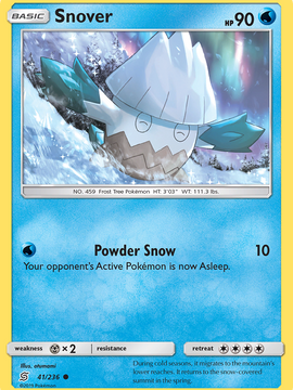 Snover (41/236) [Sun & Moon: Unified Minds]