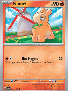 Numel (031/197) [Scarlet & Violet: Obsidian Flames]