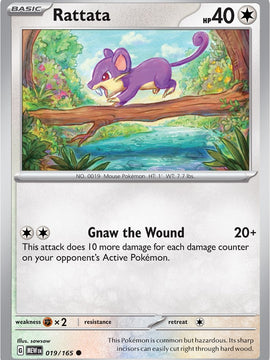 Rattata (019/165) [Scarlet & Violet: 151]