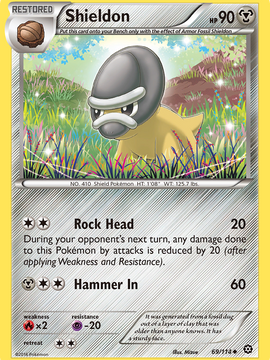 Shieldon (69/114) [XY: Steam Siege]