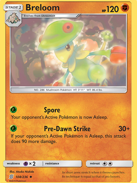 Breloom (108/236) [Sun & Moon: Unified Minds]