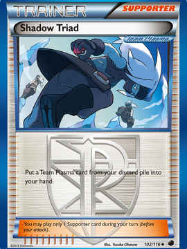 Shadow Triad (102/116) [Black & White: Plasma Freeze]