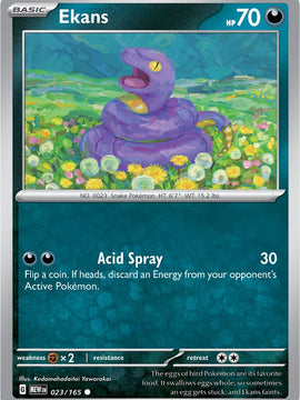 Ekans (023/165) [Scarlet & Violet: 151]