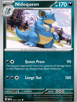 Nidoqueen (031/165) [Scarlet & Violet: 151]