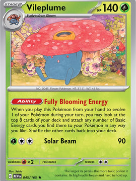 Vileplume (045/165) [Scarlet & Violet: 151]