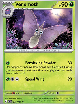 Venomoth (049/165) [Scarlet & Violet: 151]