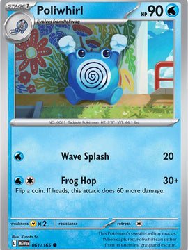 Poliwhirl (061/165) [Scarlet & Violet: 151]