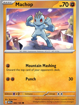 Machop (066/165) [Scarlet & Violet: 151]