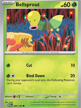 Bellsprout (069/165) [Scarlet & Violet: 151]