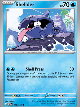 Shellder (090/165) [Scarlet & Violet: 151]