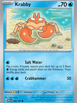 Krabby (098/165) [Scarlet & Violet: 151]