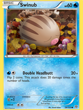 Swinub (26/135) [Black & White: Plasma Storm]