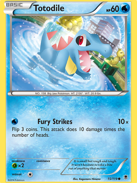 Totodile (15/119) [XY: Phantom Forces]