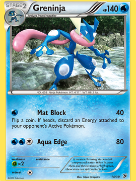 Greninja (14/39) [XY: Kalos Starter Set]