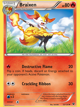 Braixen (12/124) [XY: Fates Collide]