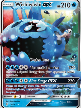 Wishiwashi GX (38/145) [Sun & Moon: Guardians Rising]