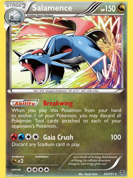 Salamence (64/101) [Black & White: Plasma Blast]