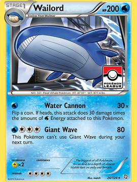 Wailord (26/124) [Black & White: Dragons Exalted]