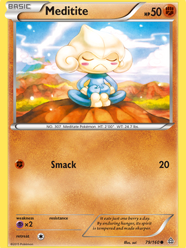 Meditite (79/160) [XY: Primal Clash]